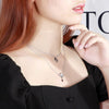 Unicorn and Star Shape Double-Layered Pendant Necklace