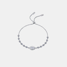  1 Carat Moissanite 925 Sterling Silver Bracelet