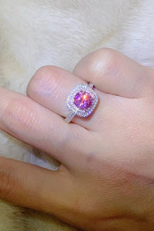  1 Carat Moissanite Two-Tone Ring