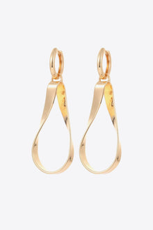  Alloy 18K Gold-Plated Earrings