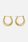 Round Hoop Earrings