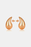 Big Size Water Drop Brass Earrings