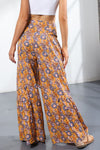 Printed High-Rise Tied Culottes