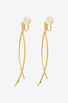  18K Gold Plated Clip-On Earrings