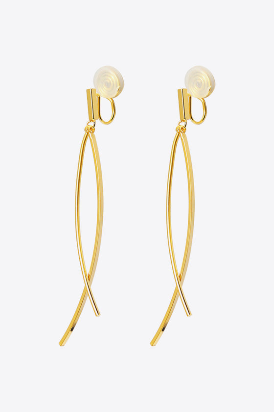 18K Gold Plated Clip-On Earrings