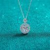 1 Carat Moissanite 925 Sterling Silver Necklace