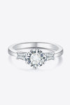 Loyal Love 1 Carat Moissanite Platinum-Plated Ring