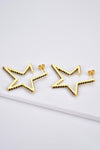 Zircon Star 925 Sterling Silver Earrings