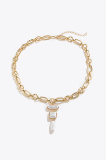  Freshwater Pearl Chunky Chain Necklace