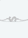 Q To U Zircon 925 Sterling Silver Bracelet