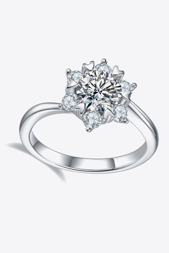 1 Carat Moissanite Zircon Ring