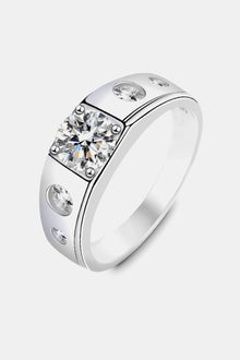  1 Carat Moissanite 925 Sterling Silver Ring