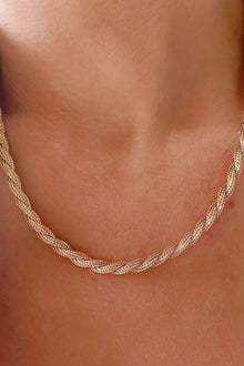  Twisted Stainless Steel Necklace