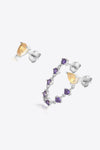 Zircon 925 Sterling Silver Mismatched Earrings