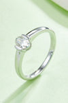 Moissanite 925 Sterling Silver Solitaire Ring