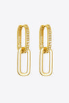 Cubic Zirconia Link Earrings