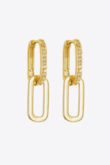  Cubic Zirconia Link Earrings