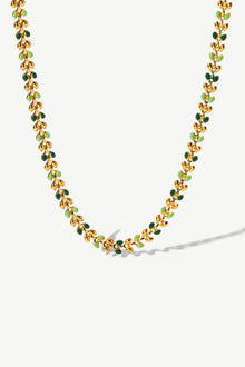  Leaf Chain Lobster Clasp Necklace