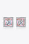 Moissanite Square Stud Earrings