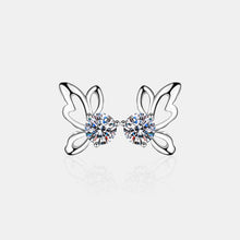  1 Carat Moissanite Butterfly Shape Earrings