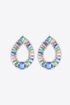 Multicolored Glass Stone Earrings