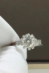 1 Carat Moissanite 925 Sterling Silver Ring