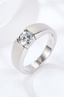  925 Sterling Silver I Carat Moissanite Ring