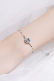  1 Carat Moissanite Chain Bracelet