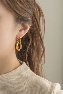  18K Gold-Plated Copper Double-Hoop Earrings