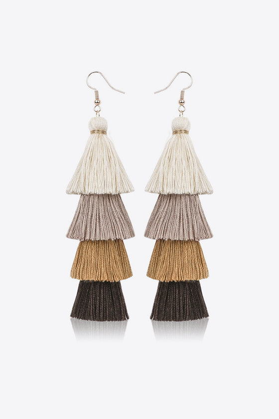 Layered Tassel Earrings