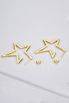 Zircon Star 925 Sterling Silver Earrings