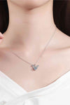 1 Carat Moissanite 925 Sterling Silver Necklace