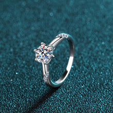  1 Carat Moissanite 925 Sterling Silver Ring