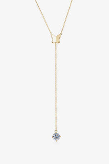  1 Carat Moissanite 925 Sterling Silver Necklace