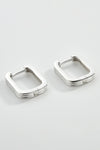 925 Sterling Silver Geometric Earrings