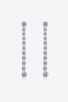  1.18 Carat Moissanite Long Earrings