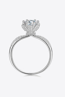  1 Carat Moissanite 6-Prong Ring