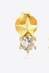 Zircon Star Stud Earrings