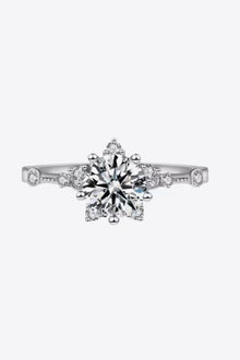  1 Carat Moissanite 6-Prong Ring