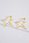 Zircon Star 925 Sterling Silver Earrings