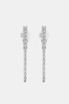 Moissanite 925 Sterling Silver Connected Earrings