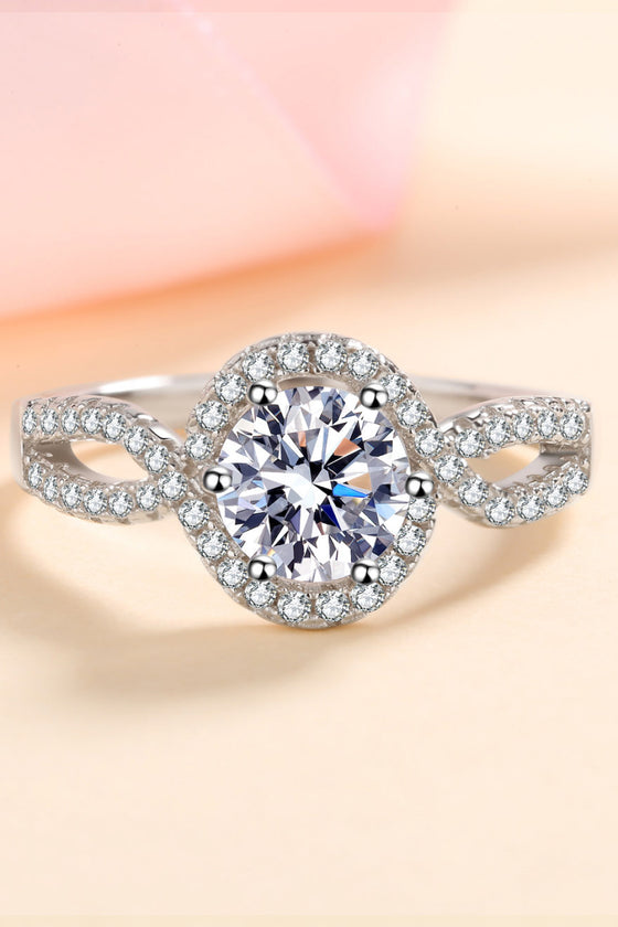 Feel The Joy 925 Sterling Silver Moissanite Ring