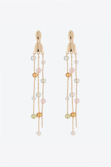  Beaded Long Chain Earrings