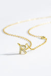 Q To U Zircon 925 Sterling Silver Necklace