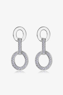  Moissanite 925 Sterling Silver Earrings