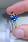 1 Carat Moissanite 4-Prong Ring