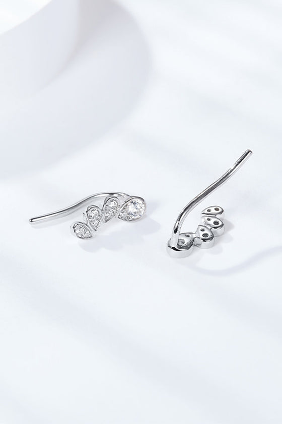 Pear Shape Moissanite Earrings