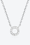 L To P Zircon 925 Sterling Silver Necklace