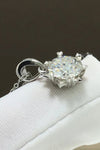 Looking At You 2 Carat Moissanite Pendant Necklace