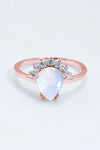 925 Sterling Silver Moonstone Ring